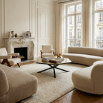 NEB Hexagonal Sofa Table With Top In Brass