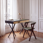 NEB Desk Chair in Green Leather