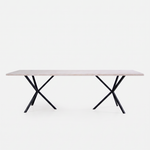 NEB Rectangular Table With Top in Travertine