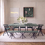 NEB Rectangular Table, 240x100cm, Top In Italian Granite
