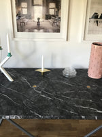 NEB Rectangular Table With Top In Grigio Carnico Marble