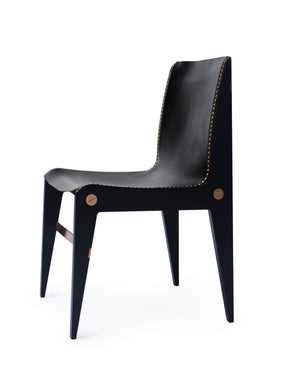 NEB Chair 01 In Vegetably Tanned Tärnsjö Leather