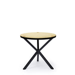NEB Round Side Table With Top In Brass
